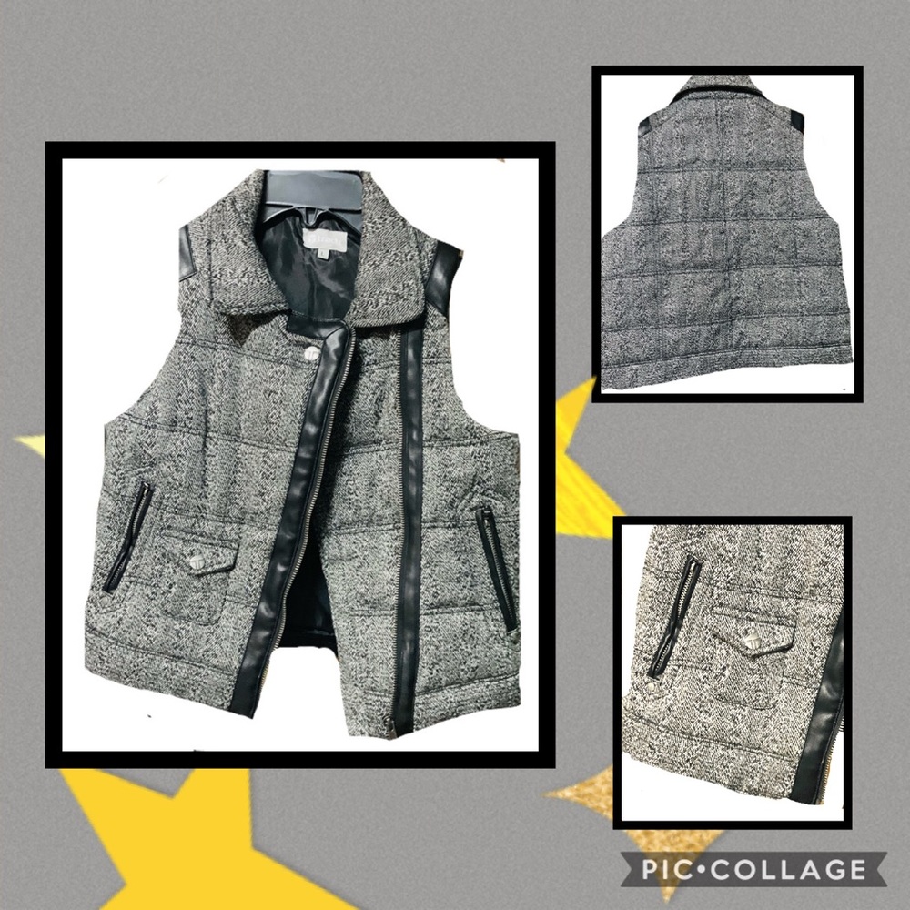 •Tractr Black + White Youth Vest•